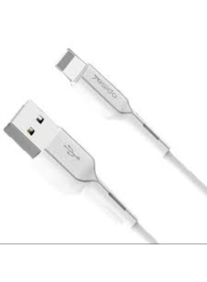 CA42 كابل بيانات مايكرو يو إس بي بطول متر واحد - شحن سريع 2.4 أمبير، حماية من الشحن الزائد - أسود - Image 2