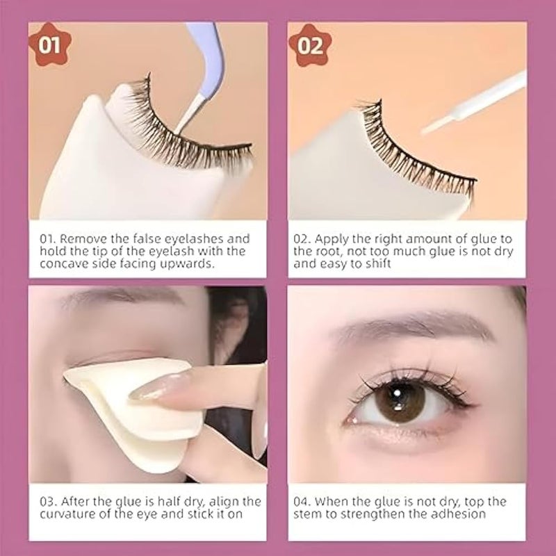 Lash Placement Assistant Clip - Ultra-Fine Tips for Accurate Magnetic Lash Positioning, Lightweight and Portable for On-the-Go Makeup (2PCS) - Image 5