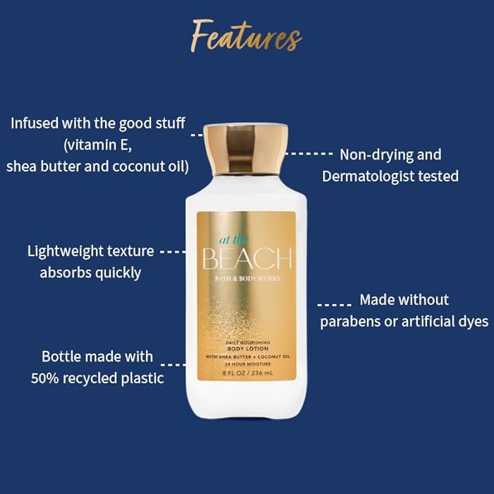 Bath & Body Works At the Beach Daily Nourishing Body Lotion 236ml - Image 3