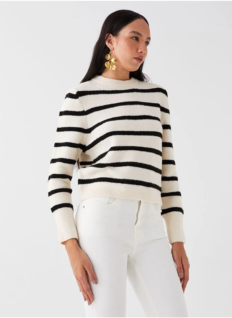 LC WAIKIKI Stiped Crew Neck Tunic  - Image 1