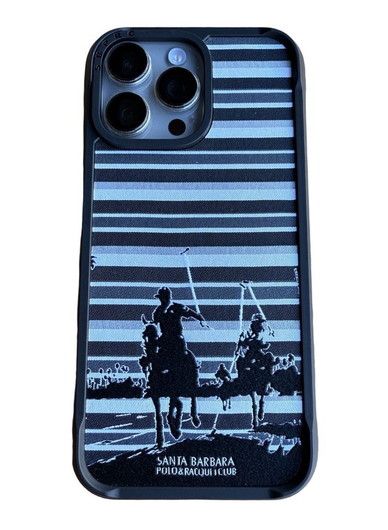 Santa Barabara Polo Santa Barbara Elijah Series Leather Case iPhone 16 Pro Max -Black - Image 5