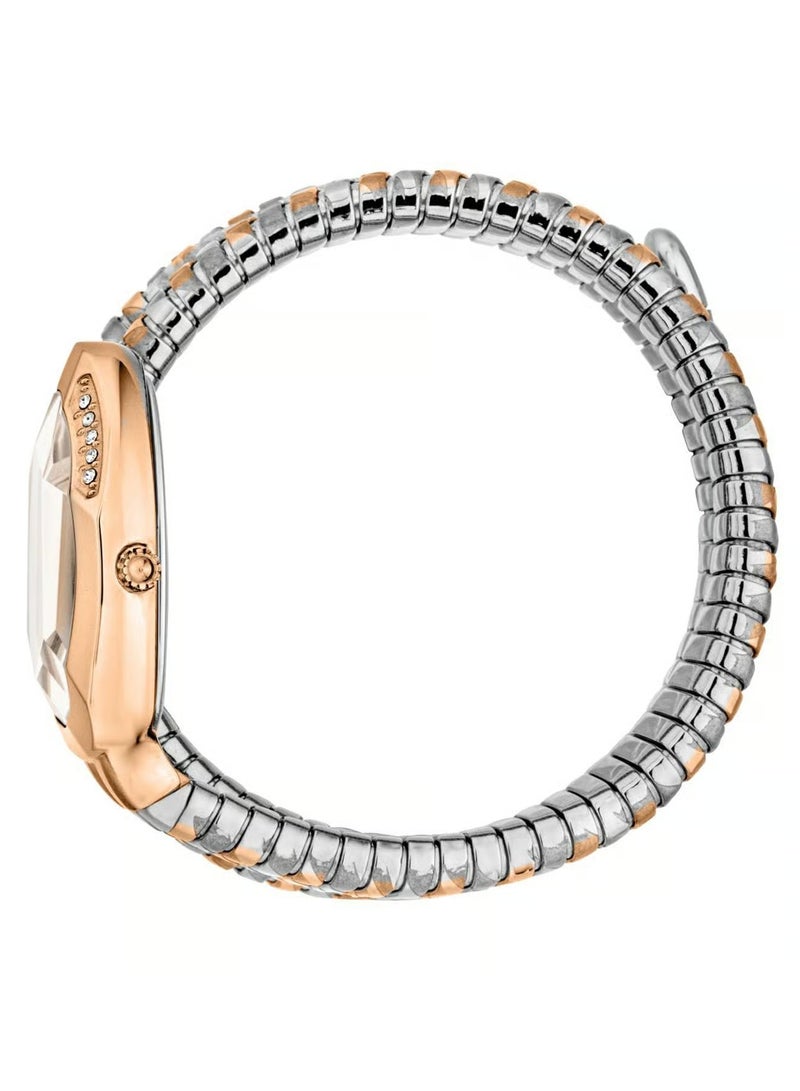 جي سي ساعة جست كافالي للنساء من الفولاذ المقاوم للصدأ باللون الذهبي الذهبي الوردي | JC1L226M0065 - Image 2