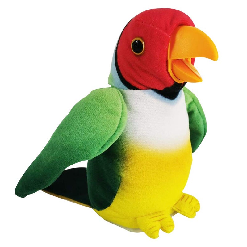 WEofferwhatYOUwant Talking Plush Parrot - Interactive Voice Activated. Your Stuffed Parrot Repeats Exactly What You Say. Fun Entertainment for All - Image 1