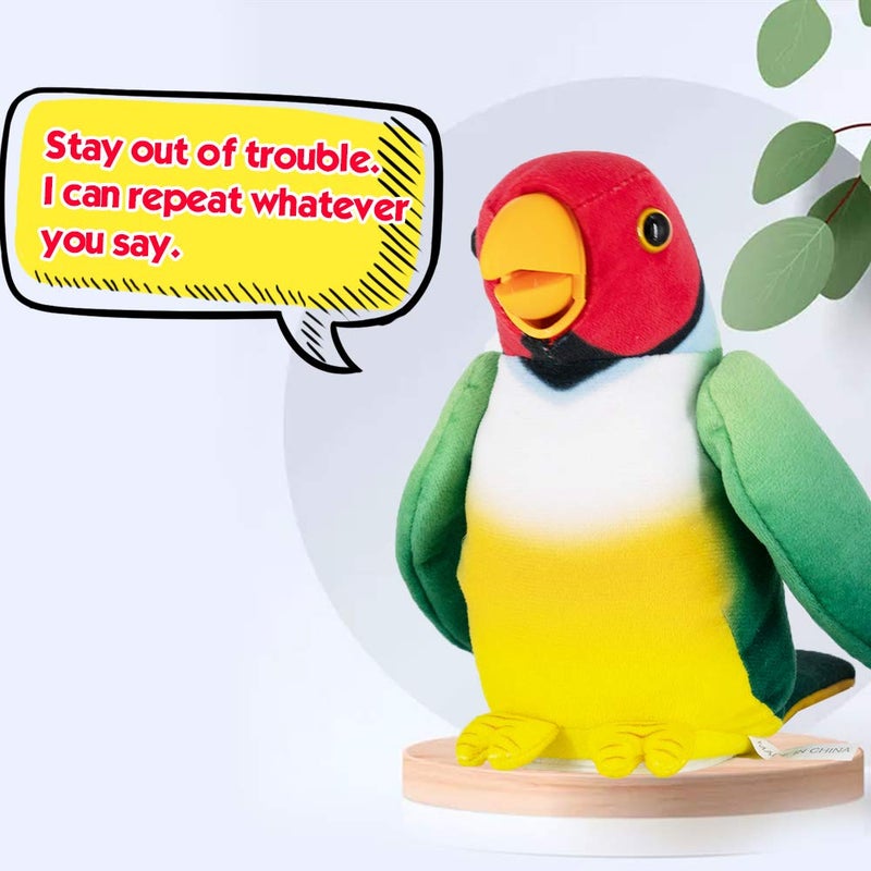WEofferwhatYOUwant Talking Plush Parrot - Interactive Voice Activated. Your Stuffed Parrot Repeats Exactly What You Say. Fun Entertainment for All - Image 4