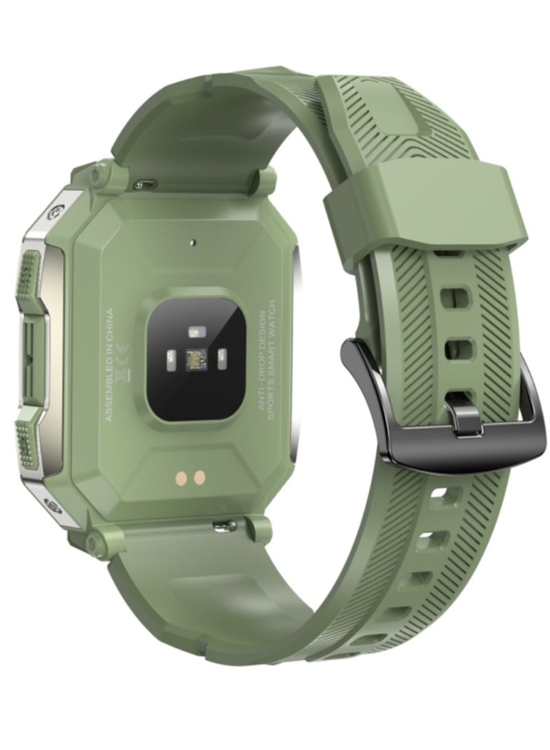 AROAQ PG333 1.91 inch Waterproof Smart Sports Watch Support Heart Rate Monitoring / Blood Pressure Monitoring(GREEN) - Image 3
