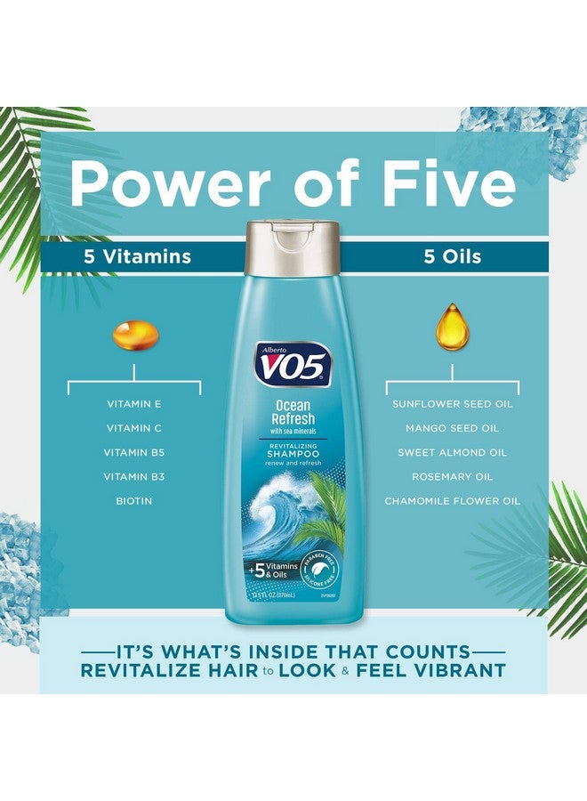 في او 5 شامبو اس اتش هيربال اسكيبس اوكن حجم 12.5 زد شامبو هيربال اسكيبس اوشن ريفريش 12.5 زد - Image 4