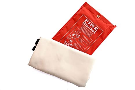 DUA EXPORT Blanket Emergency (1 x 2 m) Survival Fiberglass, Flame Retardant, Protection Fire Blanket Shelter Safety Cover for The Kitchen, Fireplace, Grill, Car, Camping, (4) - Image 2