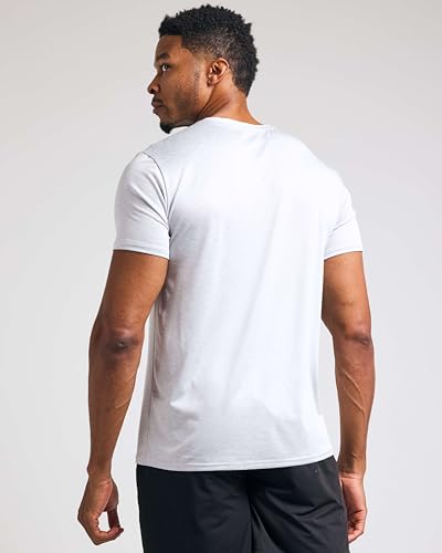 REALESSENTIALS Real Essentials 5 Pack: Men’s V-Neck Dry-Fit Moisture Wicking Active Athletic Tech Performance T-Shirt Set 2, L, Pack of 5 - Image 3