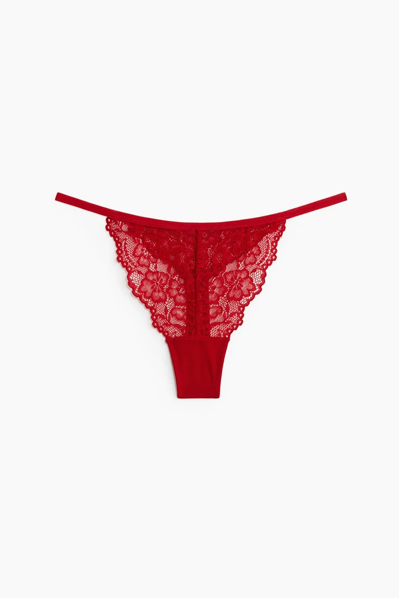 H&M 3-pack lace tanga thong briefs