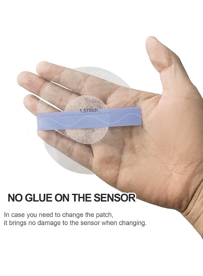 HONYOU HONYOU 60Pack Libre Sensor Covers Latex-Free Medical Adhesive Patches for Libre 2/3 Precut CGM Tape with No Glue On The Center Waterproof and Strong Stick for Long Stay - Image 5
