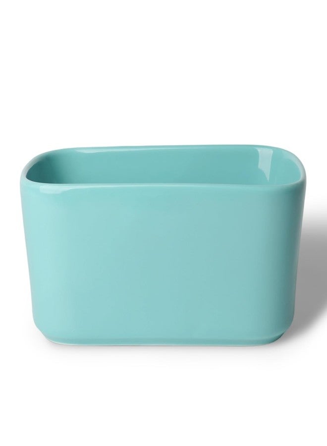 ONTUBE Ceramic Small Loaf Pan for Baking, Mini Bread Pan, Non-Stick Bread Pan for Baking, Meatloaf, Pound Cake & Brownie, Oven & Dishwasher Safe (Turquoise, Small) - Image 1
