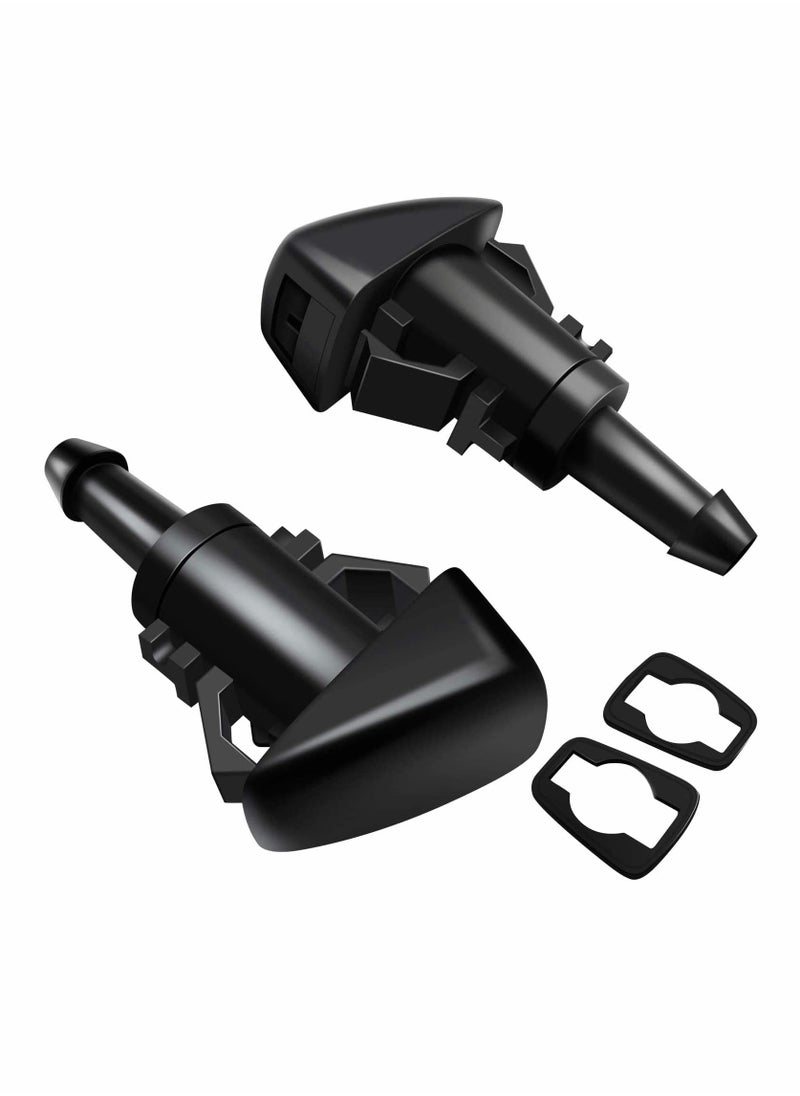 SYOSI Windshield Wiper Nozzles, 2 Pack Premium Front Windshield Washer Nozzles, Windshield Washer Nozzle Replacement for Chrysler/Dodge/Jeep/Ram, Windshield Nozzle Spray Jet Kit Replaces  - Image 1