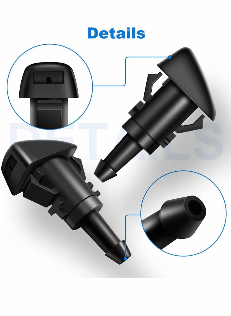 SYOSI Windshield Wiper Nozzles, 2 Pack Premium Front Windshield Washer Nozzles, Windshield Washer Nozzle Replacement for Chrysler/Dodge/Jeep/Ram, Windshield Nozzle Spray Jet Kit Replaces  - Image 4