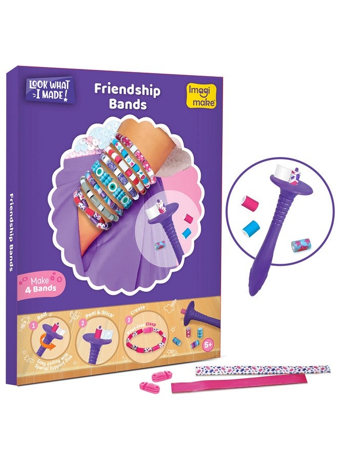 إيماجيميك مجموعة حرفية رائعة 3 في 1 - فنون وحرف يدوية للأطفال - فنون وحرف يدوية للأطفال من سن 6 إلى 8 سنوات - طين يجف في الهواء، مجموعة لف الورق، طابع للأطفال - هدايا للفتيات من سن 5 و6 و7 و8 سنوات (متعددة) - Image 4