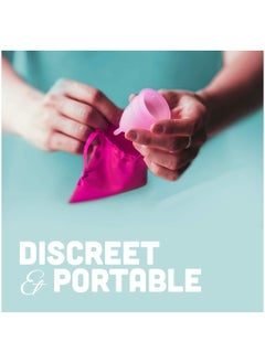 SYOSI Medical Grade Silicone Menstrual Cup Female Hygiene Menstruation Copa Women Menstrual Cup Silicone Reusable Menstrual Cup  - Image 2