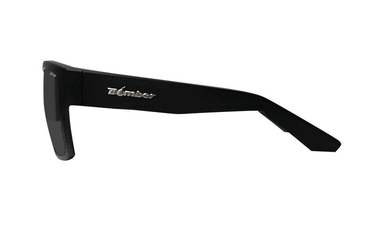 BOMBER Safety Glasses for Men Women - Smoke Safety Lens, Matte Black Frame with Removable Side Shields, ANSI Z87+ Compliant Safety Eyewear - CL103 - Image 5