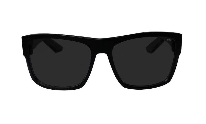 BOMBER Safety Glasses for Men Women - Smoke Safety Lens, Matte Black Frame with Removable Side Shields, ANSI Z87+ Compliant Safety Eyewear - CL103 - Image 3