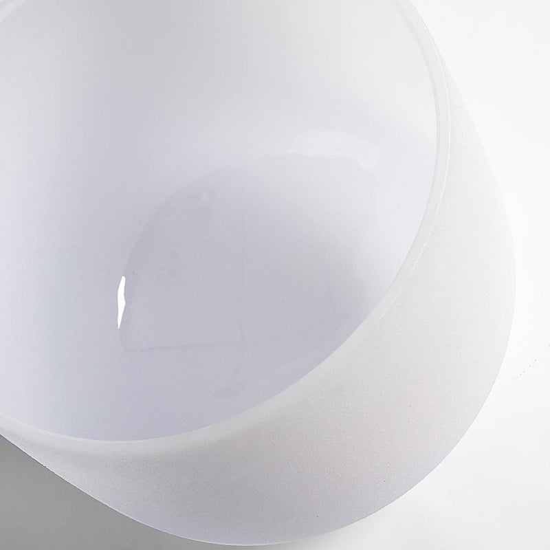 Territory G Note Throat Chakra Quartz Frosted Crystal Singing Bowl 8 inch - Image 3