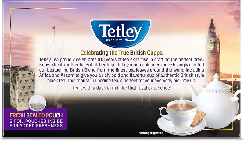 Tetley شاي تيتلي البريطاني المميز الأسود - 320 كيس شاي - Image 2
