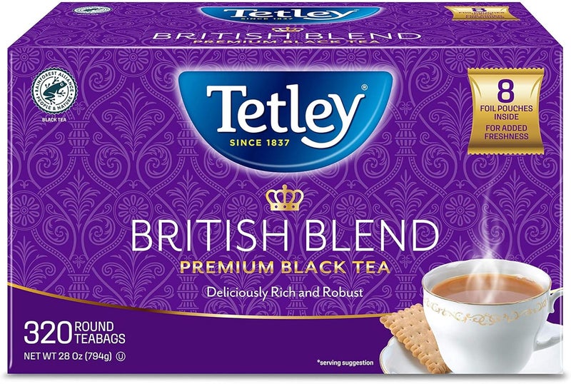 Tetley شاي تيتلي البريطاني المميز الأسود - 320 كيس شاي - Image 1