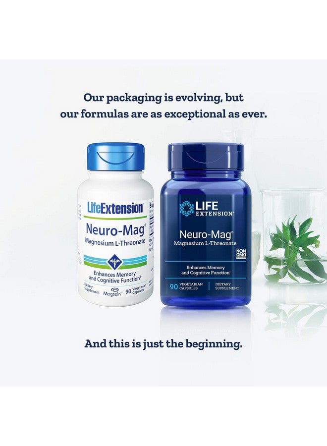 Life Extension مكمل غذائي نيوروماغ ماغنيسيوم لثريونيت 90 كبسولة - Image 3