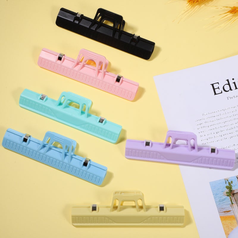 6 Pcs Music Book Clips Marker Clips File Paper Clips Holders for Students Teachers - Image 4