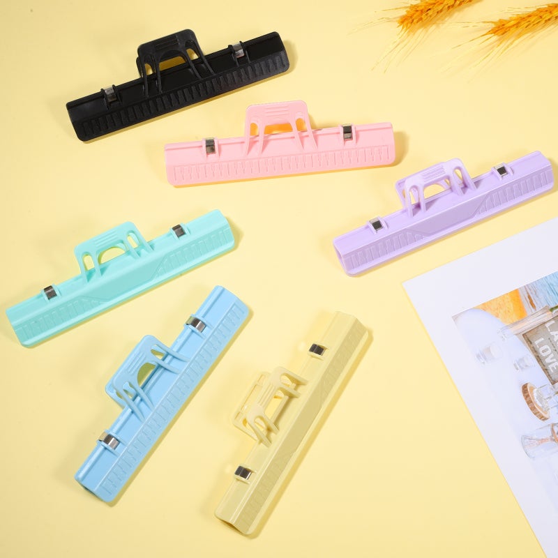 6 Pcs Music Book Clips Marker Clips File Paper Clips Holders for Students Teachers - Image 5