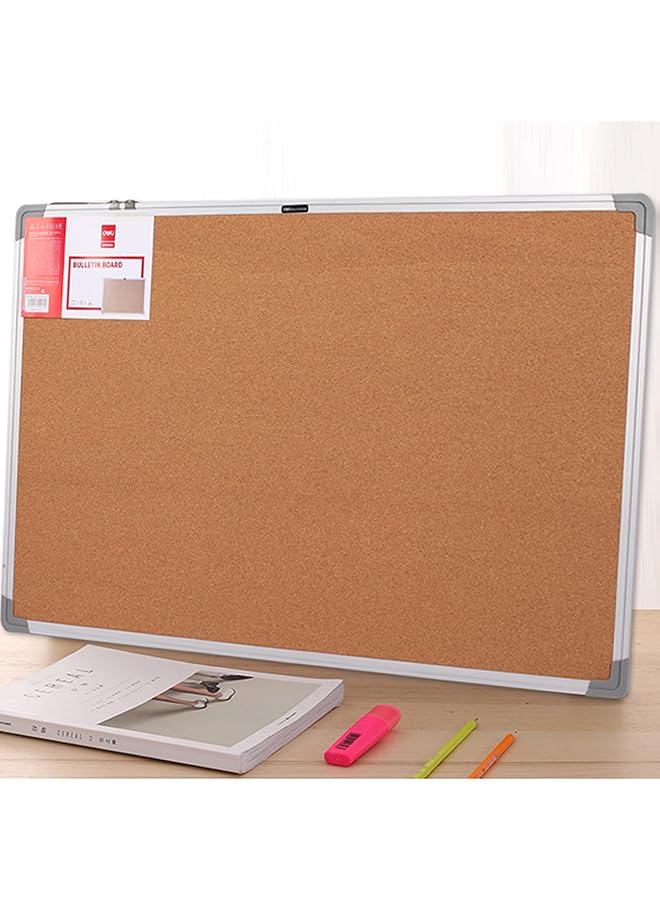 Deli E39053 Cork Board 24 Inch X 36 Inch Size Yellow - Image 2