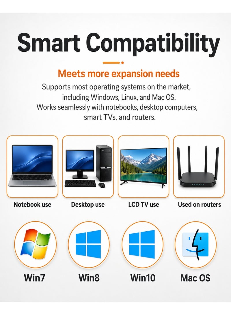 FUJISHKA 5 Gbps USB 3.0 to SATA adapter for 2.5 inch HDD and SSD - Dual USB-A Y-Cable - Image 5