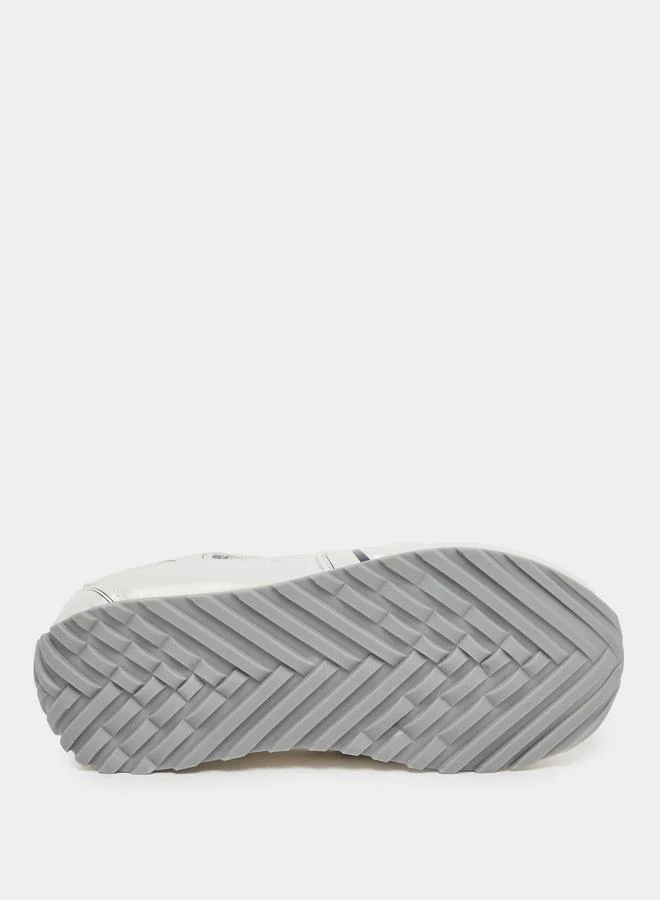 Styli Styli Textured Lace Up Sneakers