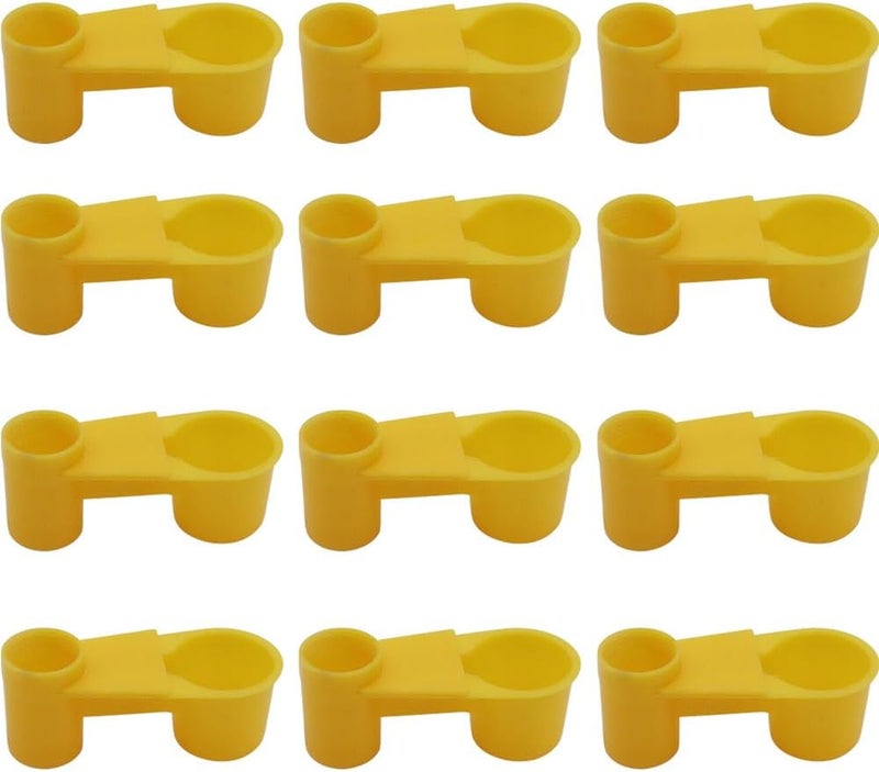 APlayfulBee 12Pcs Automatic Bird Drinker Feeder - Image 1
