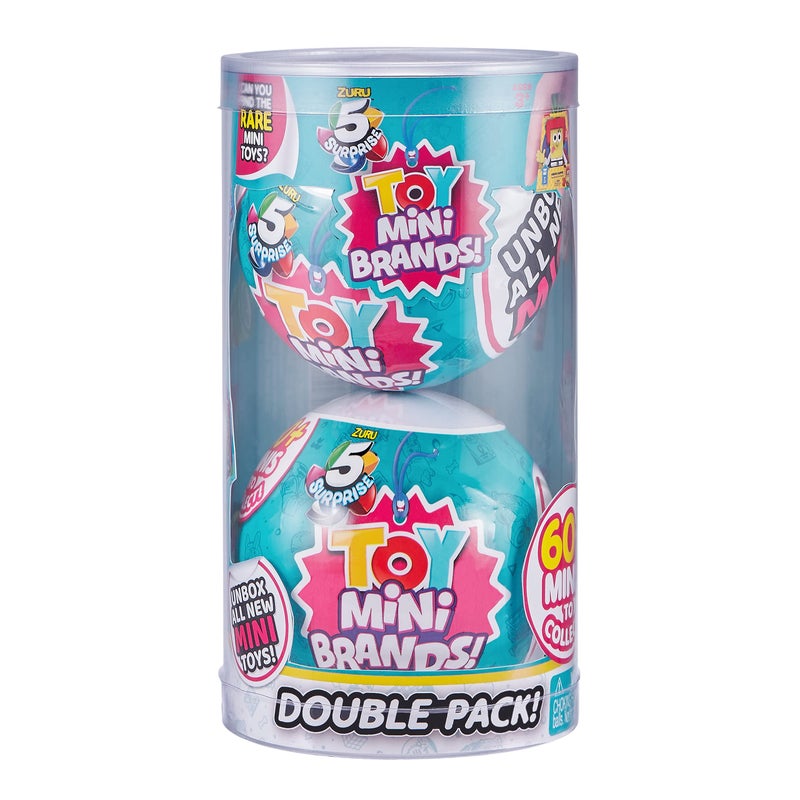 5 Surprise Toy Mini Brands Series 1 by ZURU (2 Pack) Toys Mystery Capsule Real Miniature Brands Collectibles Amazon Exclusive (Series 1) - Image 2