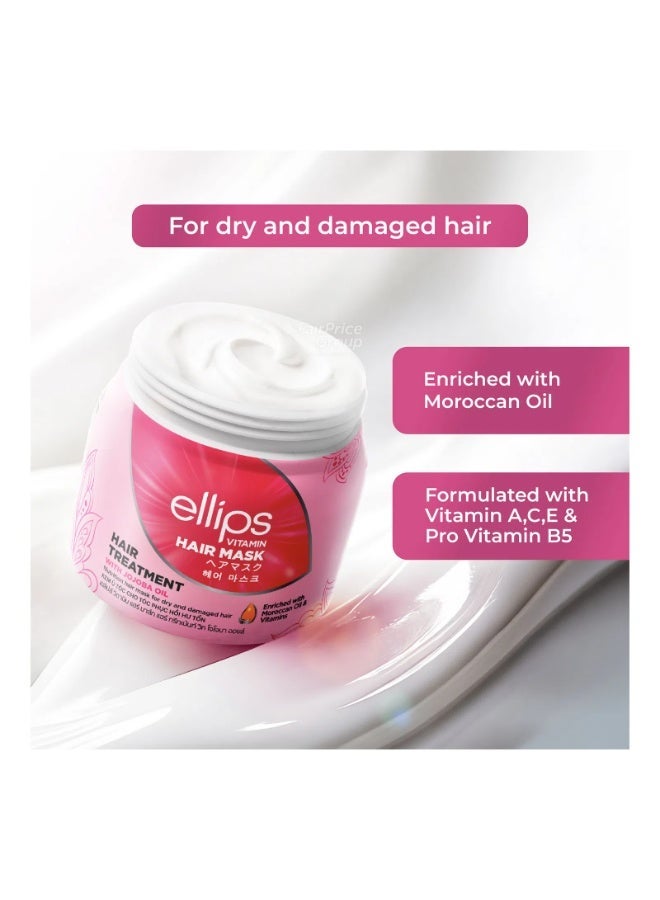 أليبس قناع الشعر بالفيتامينات من إليبس، علاج للشعر بزيت الجوجوبا، 200 غرام - Image 2