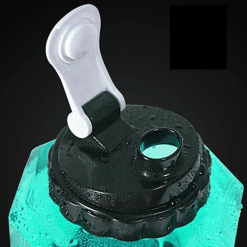 IRIS 2.2 L / 75 Oz Dumbbell Shape Water Bottle, PETG Eco-Friendly Sports Fitness Exercise Water Jug for Gym, Yoga, Running, Outdoors, Cycling, and Camping - Image 3