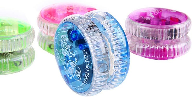 Bioristar LED Light Up Yo Yo Yoyo for Kids Beginner Yo Yo 4 Pack (4 Pack LED Light Up Yo Yo) - Image 4