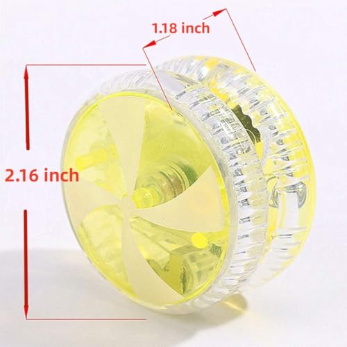 Bioristar LED Light Up Yo Yo Yoyo for Kids Beginner Yo Yo 4 Pack (4 Pack LED Light Up Yo Yo) - Image 3