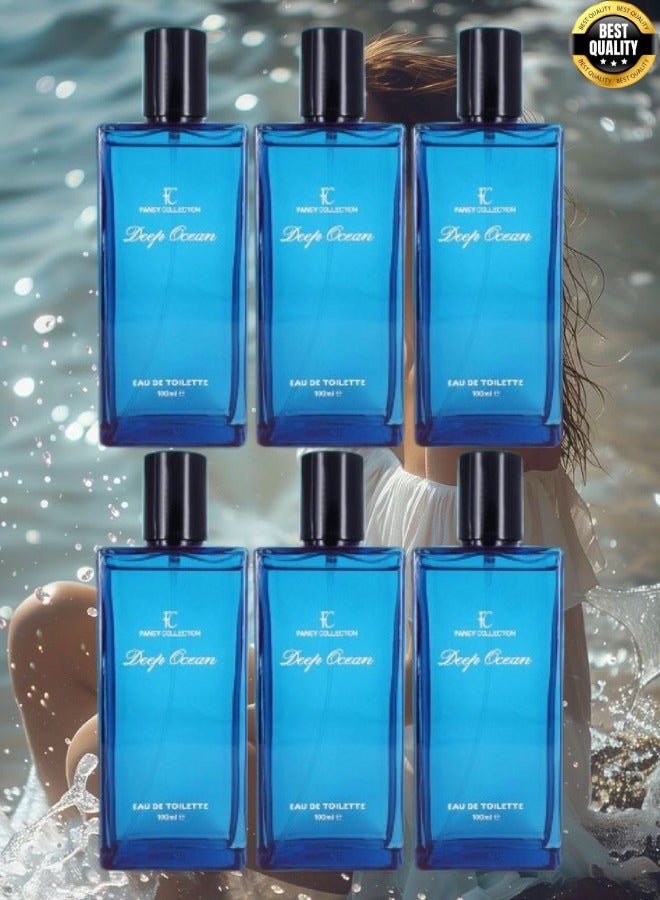 فانسي كوليكشون 6 قطع عطر ديب اوشين 100 مل - Image 1