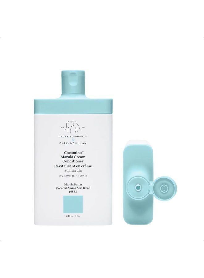 Drunk Elephant Cocomino Marula Cream Conditioner. Concentrated and Scalp-Friendly Nourishing Conditioner for Hair (240 mL / 8 Fl Oz) - Image 2