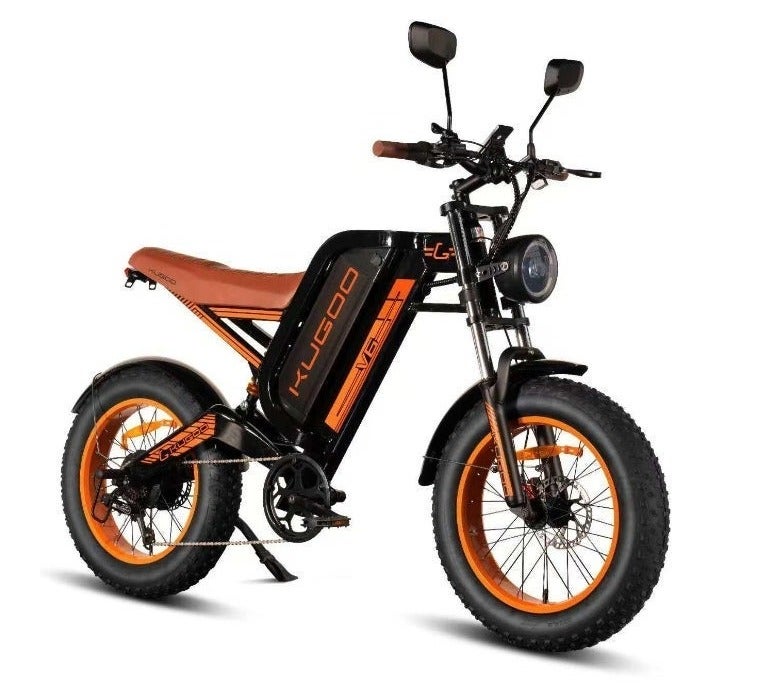 KUGOO V6 Electric Motorcycle is a Great Choice for City and off-Road Riding - Battery 48V 28.6Ah - Speed upto 45km/h - Range upto 65km - Image 1
