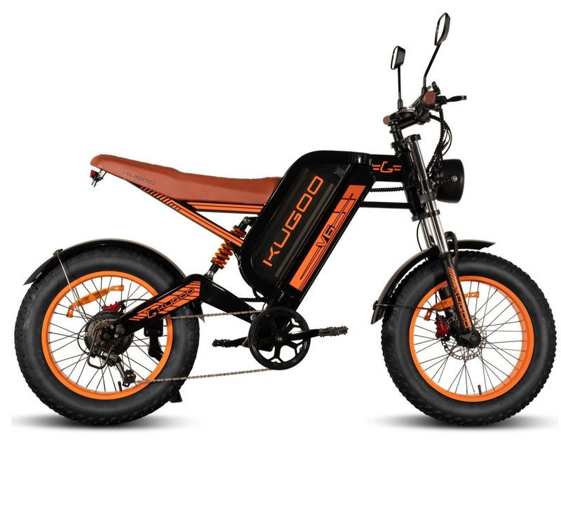 KUGOO V6 Electric Motorcycle is a Great Choice for City and off-Road Riding - Battery 48V 28.6Ah - Speed upto 45km/h - Range upto 65km - Image 2