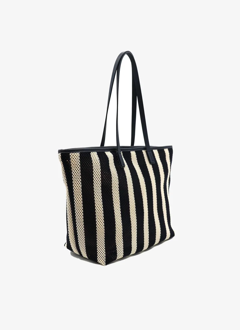 Marina Galanti Marina Galanti Women's Aglientu Knit-Effect Shopper Bag – Blue