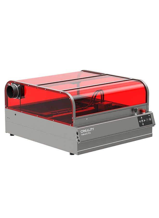 Creality 3D Falcon2 Pro 40W Laser Engraver DIY Class 1 PDA Laser Power Cutter and Engraver Machine with Air Assist Built-in Camera for Precise Position and Real-time Preview Airflow/Flame/Lens Monitoring System  - Image 5