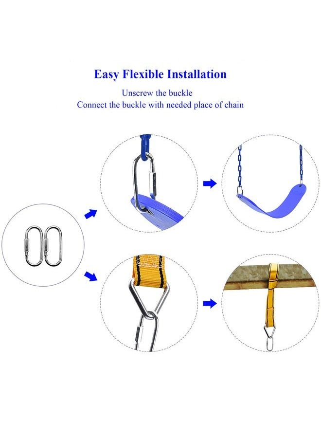 JSAITOYS Outdoor Garden Patio Round Kids Children Adjustable Plastic Rope EVA Soft Swing Seat  - Image 3