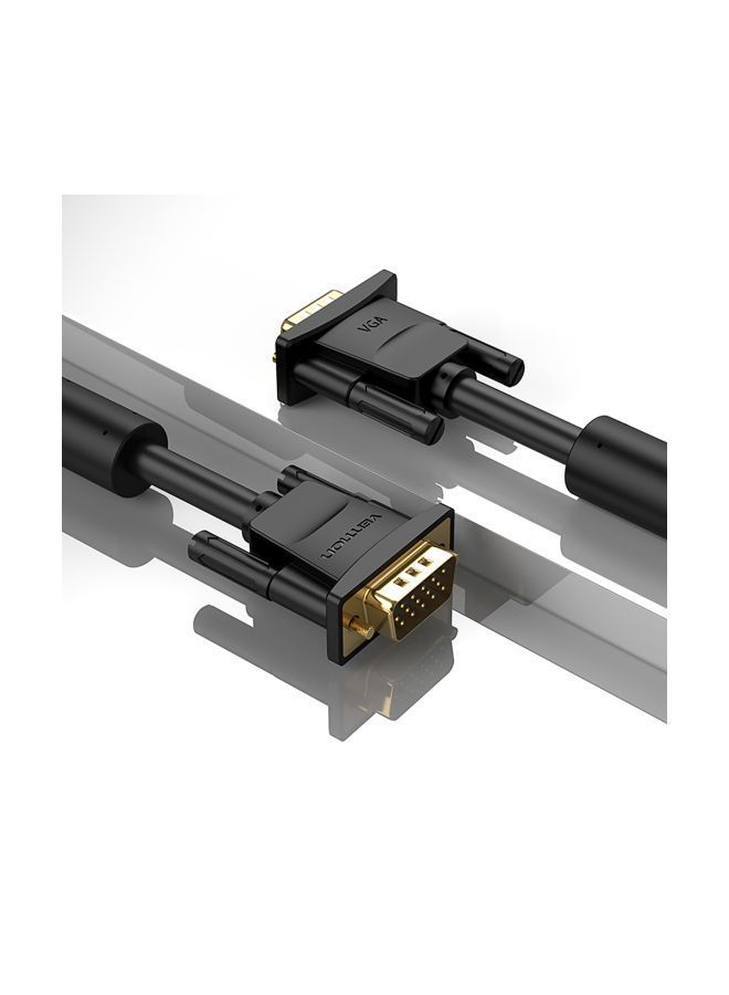 NIBEMINENT VGA Male-To-Male Cable With Copper Conductor Black  - Image 4