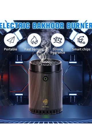طراز جديد - ناشر رائحة الخشب الحبيبي، مصدر طاقة السيارة من النوع C، مبخرة بخور USB قابلة لإعادة الشحن - view 3