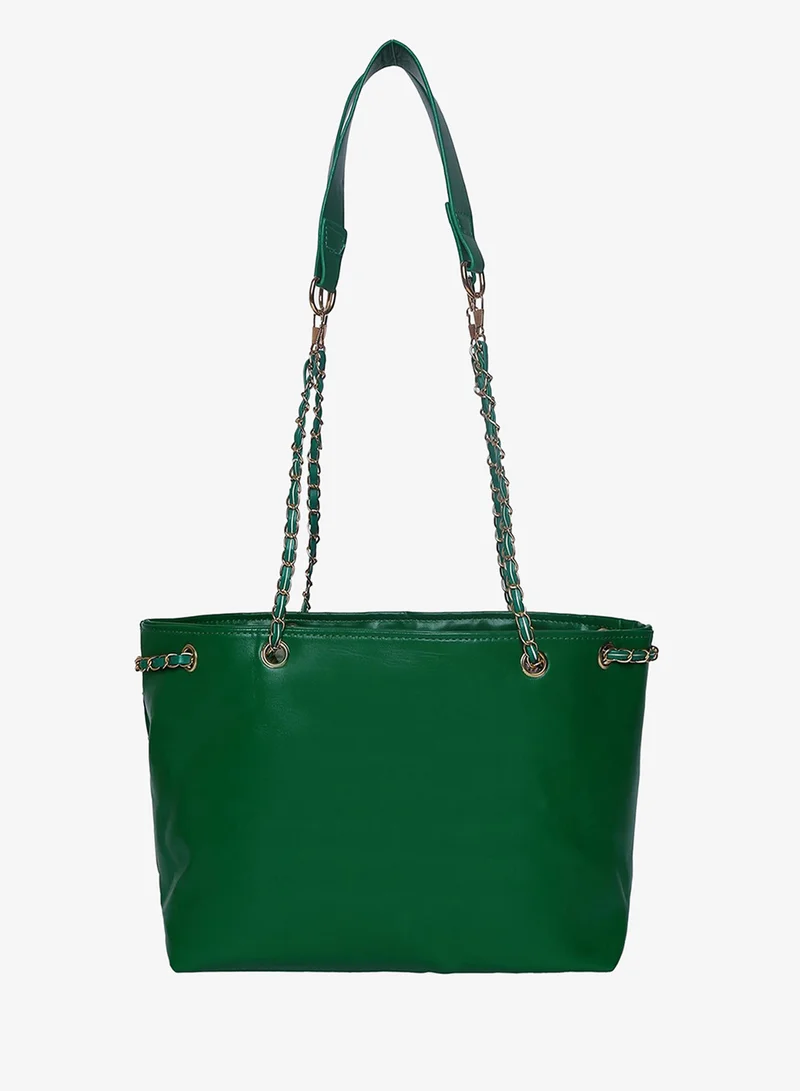 Timeless Texture Green Tote