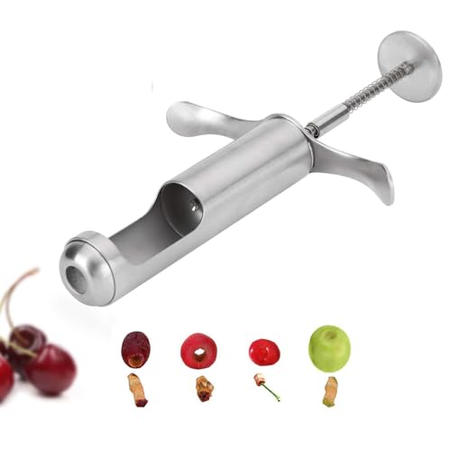 Beufee Red Dates Hawthorn Seeds Removing Tool, Reusable Grapes Seeds Removing Tool Stainless Steel Fruit Core Remover Tool for Red Dates Hawthorn Grape Kitchen Gadgets - Image 1