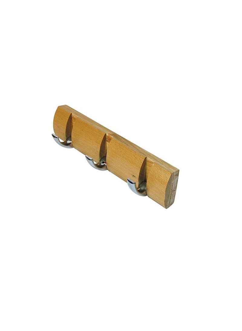 ROBUSTLINE Coat Hook Folding Type On Wooden Plate  - Image 2