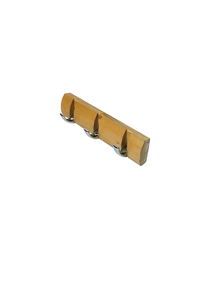 ROBUSTLINE Coat Hook Folding Type On Wooden Plate  - Image 1
