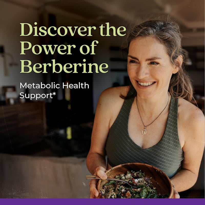 New Chapter Berberine Supplement  SuperPotent Berberine 1000 mg 30x Concentrated Indian Barberry Extract to Support Metabolic Health  Heart Health  Glucose Support Vegan Gluten Free 60 Count - Image 2